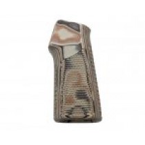 AR15 / M16 15 Degree Vertical No Finger Groove Piranha Grip G10 - G-Mascus Dark Earth