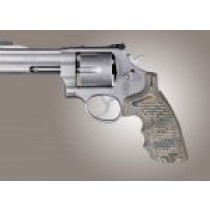 S&W N Frame Round Butt Conversion Finger Grooves Piranha Grip G10 - G-Mascus Dark Earth