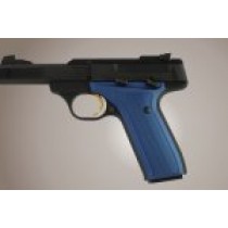 Browning BuckMark URX Checkered Aluminum - Matte Blue Anodize