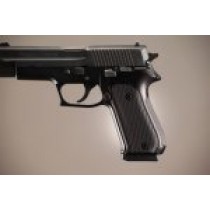 SIG Sauer P220 American Checkered Aluminum - Brushed Gloss Black Anodize