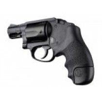 S&W J Frame Round Butt Centennial/Polymer Bodyguard Rubber Tamer Grip Black