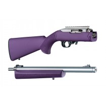 Ruger 10-22 Takedown .920" Diameter Barrel Purple Rubber OverMolded Stock