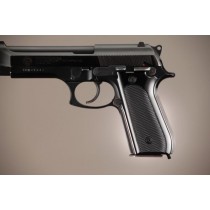 Taurus PT-99 PT-92 PT-100 PT-101 Safety Only Checkered Aluminum - Brushed Gloss Black Anodize