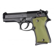 Beretta 92 Compact Aluminum - Matte Green Anodize 