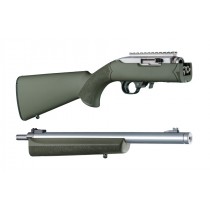 Ruger 10-22 Takedown .920" Diameter Barrel OD Green Rubber OverMolded Stock