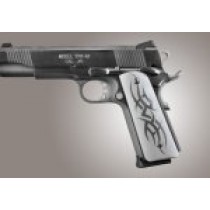 1911 Govt. Aluminum Magrip Kit - Tribal Flat Mainspring Matte Clear