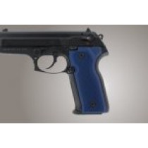 Beretta Cougar 8045 Checkered Aluminum - Matte Blue Anodize
