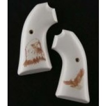 Ruger Bisley Scrimshaw Ivory Polymer - Eagle W/Talons