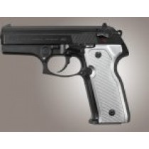 Beretta Cougar 8000 - 8040 - 8357 Checkered Aluminum - Brushed Gloss Clear Anodize