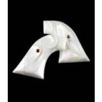 Ruger Super Blackhawk White Pearlize Cowboy Panels