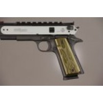 1911 Govt. Model Flames Aluminum - Green Anodized