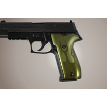 SIG Sauer P226 DAK Flames Aluminum - Green Anodize