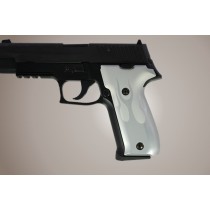 SIG Sauer P226 DAK Flames Aluminum - Clear Anodize