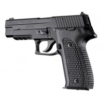 SIG Sauer P226 DAK Piranha Grip G10 - Solid Black