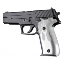 SIG Sauer P226 DA/SA Flames Aluminum - Clear Anodize
