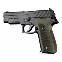 SIG Sauer P226 DAK Checkered Aluminum - Matte Green Anodize