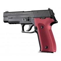 SIG Sauer P226 DAK Checkered Aluminum - Matte Red Anodize