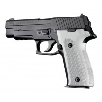 SIG Sauer P226 DAK Checkered Aluminum - Matte Clear Anodize