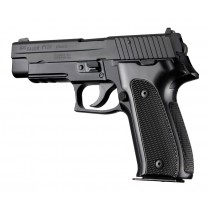 SIG Sauer P226 DAK Checkered Aluminum - Brushed Gloss Black Anodize
