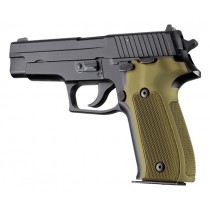 SIG Sauer P226 DA/SA Checkered Aluminum - Matte Green Anodize
