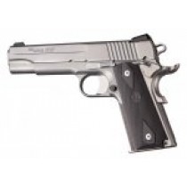 1911 Govt. Model Pewter Rubber Grip Panels Checkered W/Diamonds