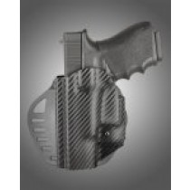 ARS Stage 1 - Carry Holster Glock 18, 19, 23, 25, 32, 38 Left Hand CF Weave