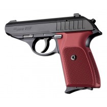 SIG Sauer P230 P232 Checkered Aluminum - Matte Red Anodize

