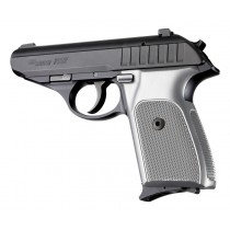 SIG Sauer P230 P232 Checkered Aluminum - Brushed Gloss Clear Anodize
