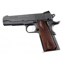 1911 Govt. Model Cocobolo Checkered Panels With Palm Swells