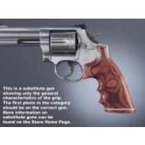 Dan Wesson Large Frame Rose Laminate Stripe/Cap, Checkered