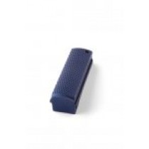 1911 Officers Mod. Aluminum  Mainspring Housing Checkered Flat Matte Blue