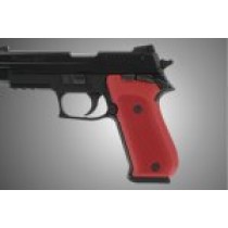SIG Sauer P220 SAO American Checkered Aluminum - Matte Red Anodize
