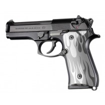 Beretta 92FS Flames Aluminum - Clear Anodize
