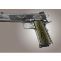 1911 Govt. Model S&A Mag Well Tribal Aluminum - Green Anodized