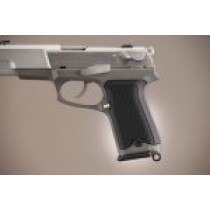 Ruger P85 - P91 Checkered Aluminum - Matte Black Anodize