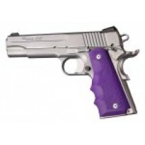 1911 Govt. Model Purple Rubber Grip with Finger Grooves