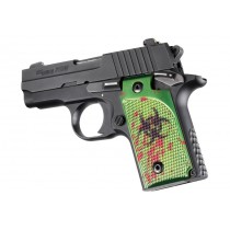 SIG Sauer P238 Checkered Aluminum - Zombie Anodize 