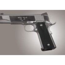 1911 Govt. G10 Magrip Kit - Checkered Flat Mainspring Black