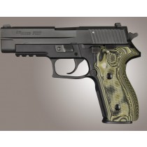SIG Sauer P227 DA/SA Piranha Grip G10 - G-Mascus Green