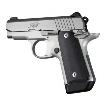 Kimber Micro .380 Ambidextrous Smooth G10 - Solid Black 