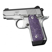 Kimber Micro .380 Ambidextrous Piranha G10 - G-Mascus Purple Lava