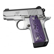 Kimber Micro .380 Ambidextrous Smooth G10 - G-Mascus Purple Lava