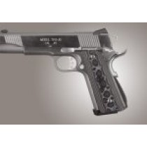 1911 Govt. G10 Magrip Kit - Smooth Arched Black/Gray G-Mascus