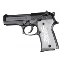 Beretta 92 Compact Tribal Aluminum - Clear Anodize