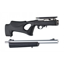 Ruger 10-22 Takedown Thumbhole .920" Diameter Barrel Black Rubber OverMolded Stock 