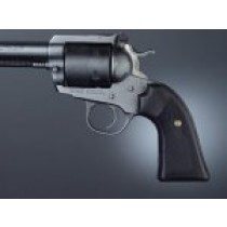 Ruger Bisley Ebony Cowboy Panels, Checkered