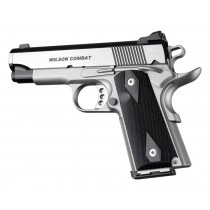 1911 Officers Model Checkered G10 - Black