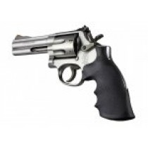 S&W K or L Frame Round Butt Rubber Conversion Monogrip Black