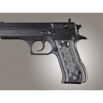 Baby Eagle .40 / 9mm Jericho & Uzi Eagle Checkered G10 - G-Mascus Black/Gray