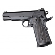 1911 Govt. Model S&A/Techwell Mag Well Piranha Grip G10 - G-Mascus Black/Grey